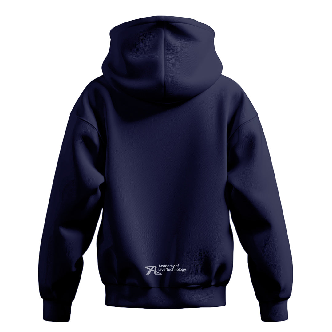 ALT Navy & Teal Pull Over Hoody